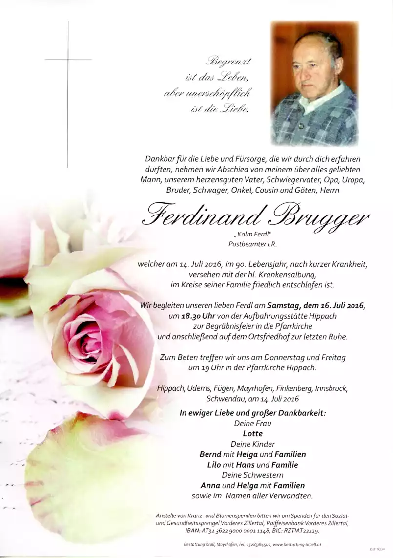 Parte von Ferdinand Brugger